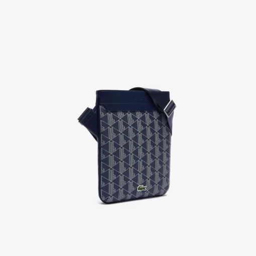 Lacoste Vertical Bags-The Blend Mesh Pocket Slimline Shoulder Bag