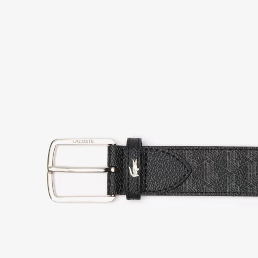 Lacoste Belts-The Blend Monogram Print Belt