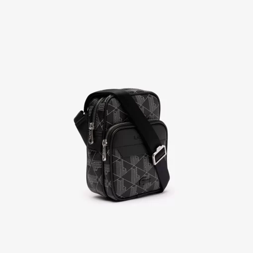 Lacoste Vertical Bags-The Blend Monogram Small Shoulder Bag