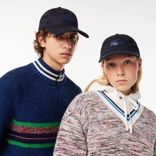 Lacoste Caps & Hats-Twill Quilted Croc Badge Cap