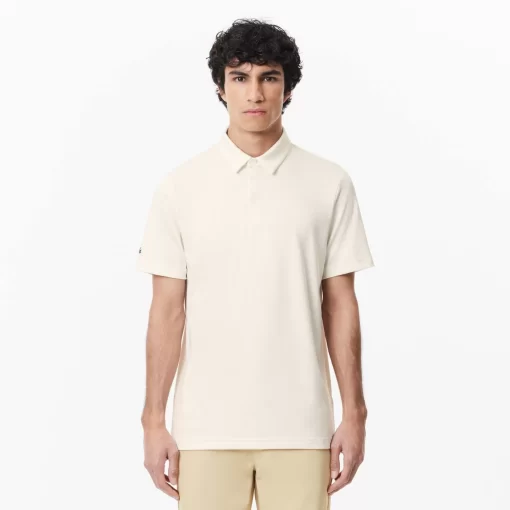 Lacoste Golf-Ultra-Dry Anti-Uv Mini Print Golf Polo Shirt