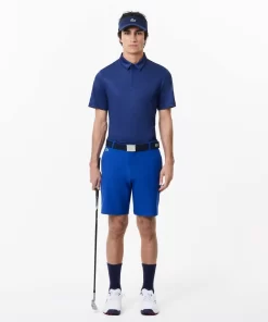 Lacoste Golf-Ultra-Dry Anti-Uv Mini Print Golf Polo Shirt