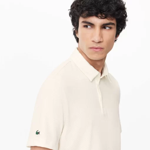 Lacoste Golf-Ultra-Dry Anti-Uv Mini Print Golf Polo Shirt