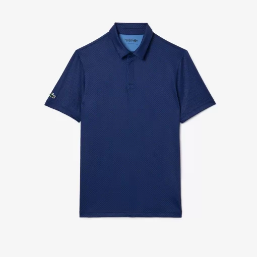 Lacoste Golf-Ultra-Dry Anti-Uv Mini Print Golf Polo Shirt