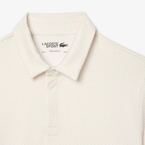 Lacoste Golf-Ultra-Dry Anti-Uv Mini Print Golf Polo Shirt