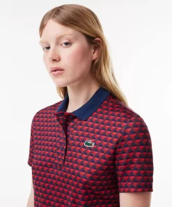 Lacoste Golf-Ultra-Dry Anti-Uv Printed Golf Polo Shirt