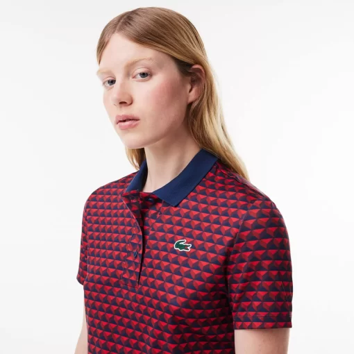 Lacoste Golf-Ultra-Dry Anti-Uv Printed Golf Polo Shirt