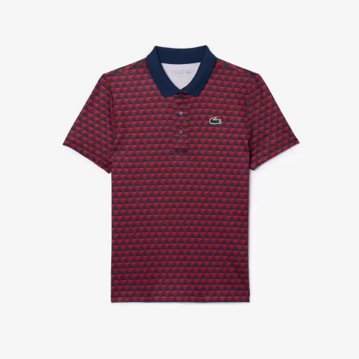 Lacoste Golf-Ultra-Dry Anti-Uv Printed Golf Polo Shirt