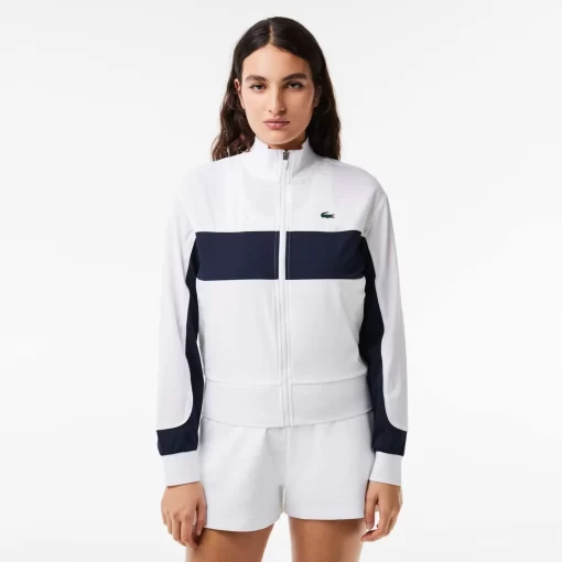 Lacoste Fitness & Training-Ultra-Dry Colourblock Stretch Tennis Jacket