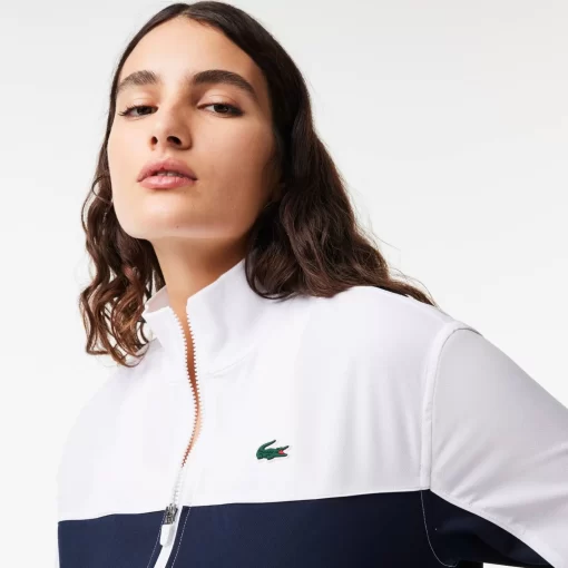 Lacoste Fitness & Training-Ultra-Dry Colourblock Stretch Tennis Jacket