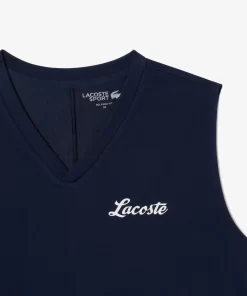 Lacoste Fitness & Training-Ultra-Dry Print Sport Crop Top