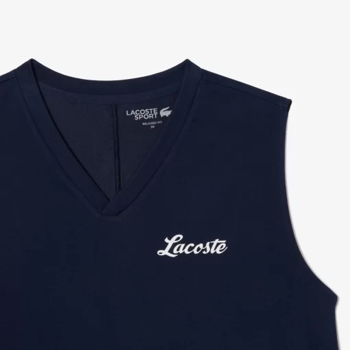 Lacoste Fitness & Training-Ultra-Dry Print Sport Crop Top