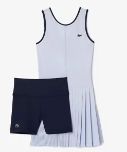 Lacoste Sport Clothing-Ultra-Dry Stretch Tennis Dress And Shorts