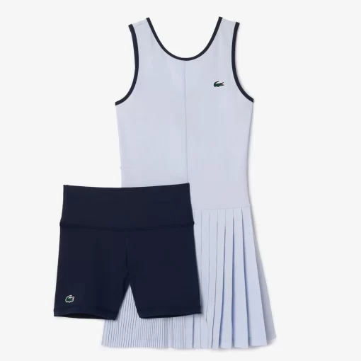 Lacoste Sport Clothing-Ultra-Dry Stretch Tennis Dress And Shorts