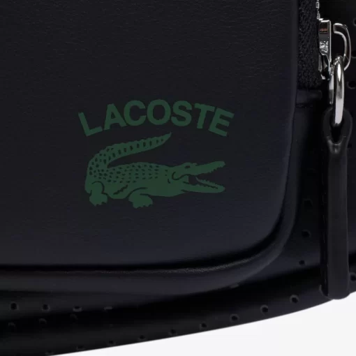 Lacoste Cross Body-Unisex Alga Perforated Shoulder Bag - Small