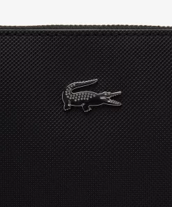 Lacoste Wallets & Small Leather Goods-Unisex Anna Pique Canvas Zip Clutch