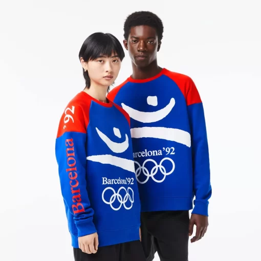 Lacoste Sport Clothing-Unisex Barcelona Olympics Heritage Sweatshirt