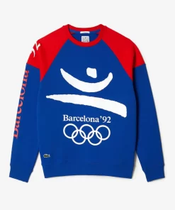 Lacoste Sport Clothing-Unisex Barcelona Olympics Heritage Sweatshirt