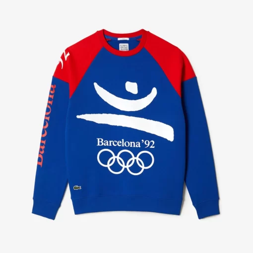 Lacoste Sport Clothing-Unisex Barcelona Olympics Heritage Sweatshirt