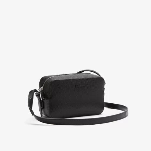 Lacoste Cross Body-Unisex Chantaco Pique Leather Small Shoulder Bag