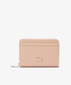 Lacoste Wallets & Small Leather Goods-Unisex Chantaco Zippered Fine Leather Small Coin Pouch