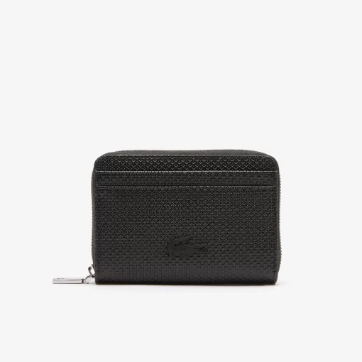 Lacoste Wallets & Small Leather Goods-Unisex Chantaco Zippered Fine Leather Small Coin Pouch