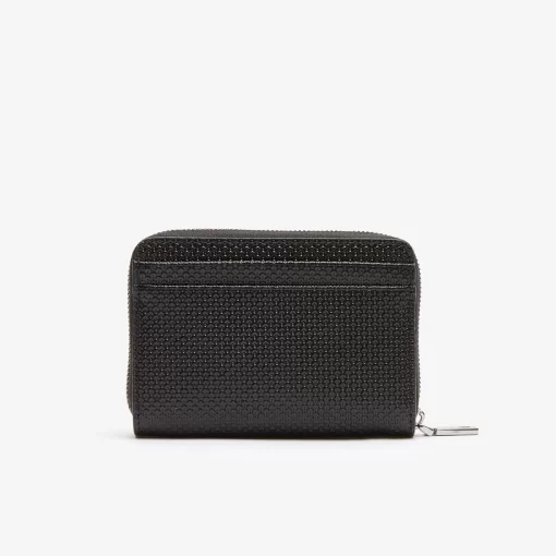 Lacoste Wallets & Small Leather Goods-Unisex Chantaco Zippered Fine Leather Small Coin Pouch