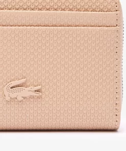 Lacoste Wallets & Small Leather Goods-Unisex Chantaco Zippered Fine Leather Small Coin Pouch