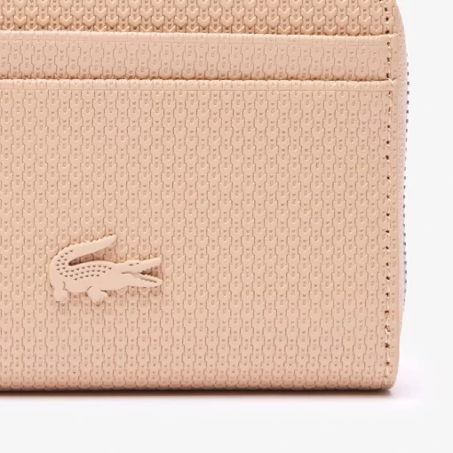 Lacoste Wallets & Small Leather Goods-Unisex Chantaco Zippered Fine Leather Small Coin Pouch