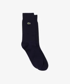 Lacoste Socks-Unisex Cotton Blend High-Cut Socks