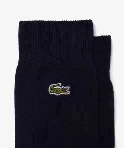 Lacoste Socks-Unisex Cotton Blend High-Cut Socks