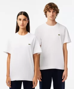 Lacoste T-Shirts-Unisex Crew Neck Organic Cotton T-Shirt