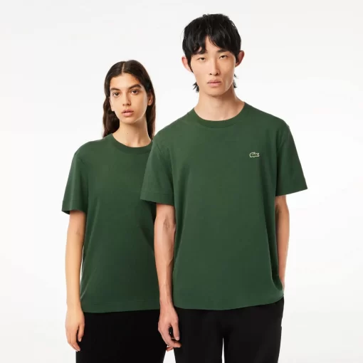 Lacoste T-Shirts-Unisex Crew Neck Organic Cotton T-Shirt