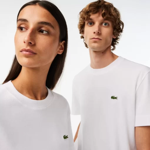 Lacoste T-Shirts-Unisex Crew Neck Organic Cotton T-Shirt