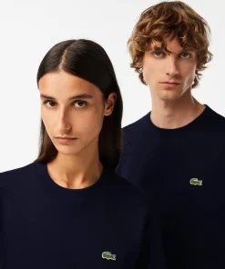 Lacoste T-Shirts-Unisex Crew Neck Organic Cotton T-Shirt