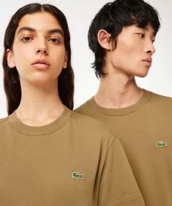 Lacoste T-Shirts-Unisex Crew Neck Organic Cotton T-Shirt