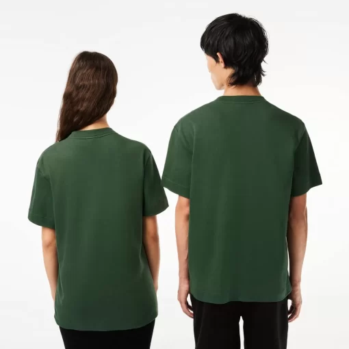 Lacoste T-Shirts-Unisex Crew Neck Organic Cotton T-Shirt