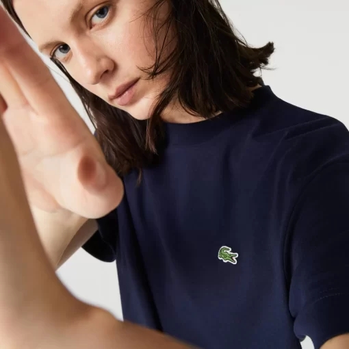 Lacoste T-Shirts-Unisex Crew Neck Organic Cotton T-Shirt