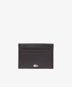 Lacoste Wallets & Small Leather Goods-Unisex Fg Credit Card Holder In Leather