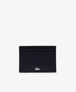 Lacoste Wallets & Small Leather Goods-Unisex Fg Credit Card Holder In Leather