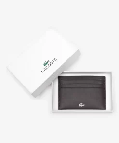 Lacoste Wallets & Small Leather Goods-Unisex Fg Credit Card Holder In Leather