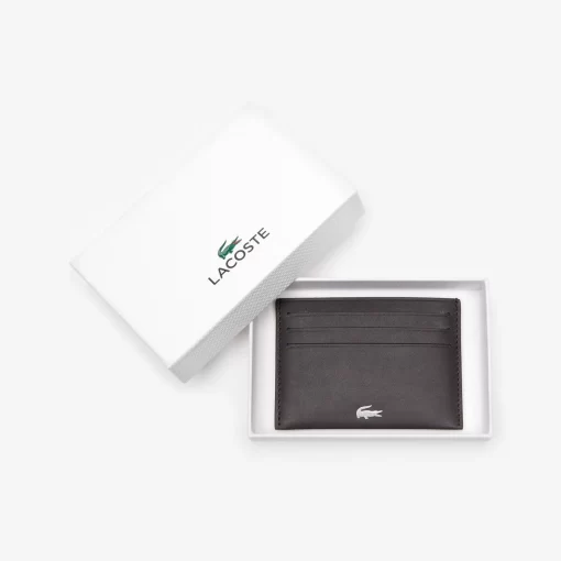 Lacoste Wallets & Small Leather Goods-Unisex Fg Credit Card Holder In Leather