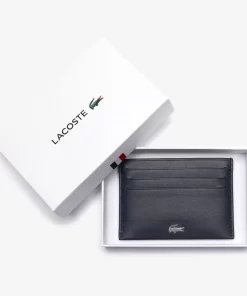 Lacoste Wallets & Small Leather Goods-Unisex Fg Credit Card Holder In Leather