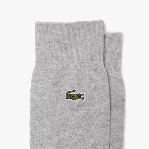 Lacoste Socks-Unisex High-Cut Organic Cotton Socks Five-Pack