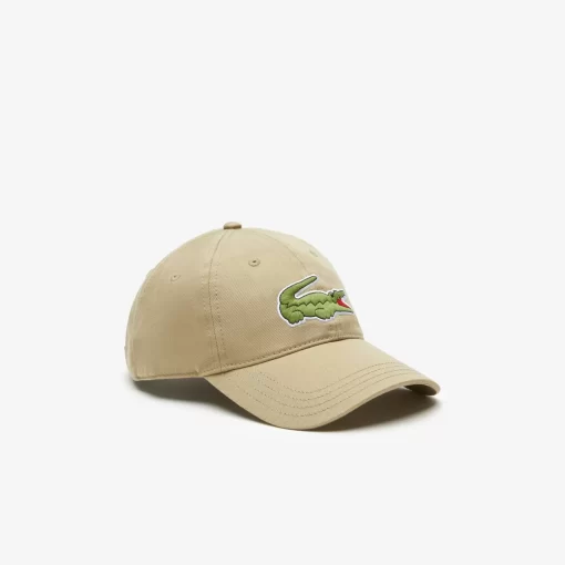 Lacoste Caps & Hats-Unisex Adjustable Organic Cotton Twill Cap