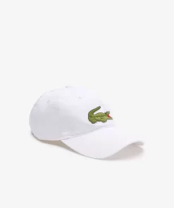 Lacoste Caps & Hats-Unisex Adjustable Organic Cotton Twill Cap