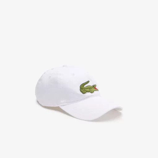 Lacoste Caps & Hats-Unisex Adjustable Organic Cotton Twill Cap