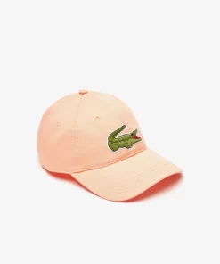 Lacoste Caps & Hats-Unisex Adjustable Organic Cotton Twill Cap