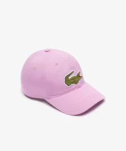 Lacoste Caps & Hats-Unisex Adjustable Organic Cotton Twill Cap