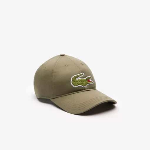 Lacoste Caps & Hats-Unisex Adjustable Organic Cotton Twill Cap